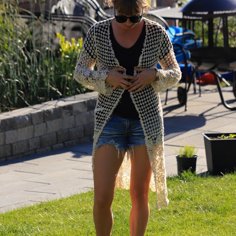 Crochet Beach/Festival cover up. NWOT 50% off reg.